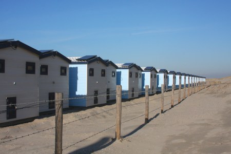 Beach huts in Hoek van Holland. Photo: RM