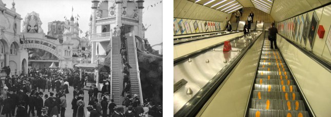 the first escalator
